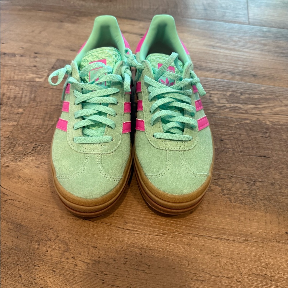 Adidas Women's Gazelle Pulse Mint/Screaming pink Sneaker - Picture 3 of 8